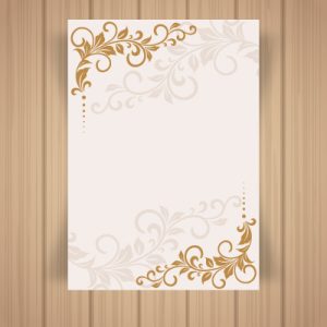 وکتور دعوت نامه