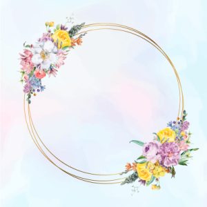 گل و بوته آبرنگی وکتور