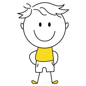 وکتور کودکانه آدمک